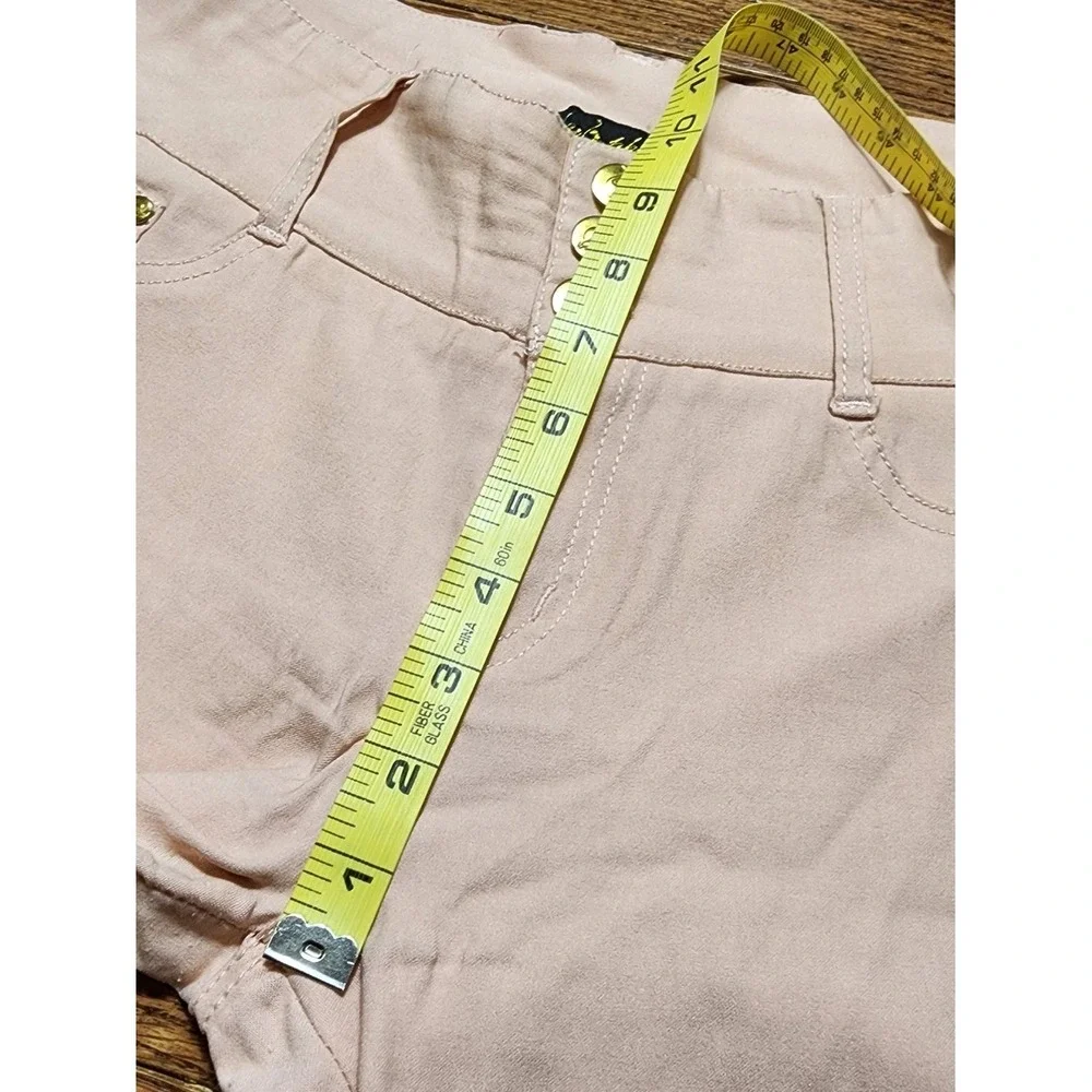 Baby Phat Skinny Pants Girls Size 12 Pink Y2K Aesthetic High Waisted Stretchy